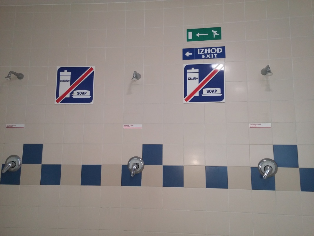 Tuši ob wellnessu