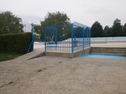 Klančina na bazenskem delu